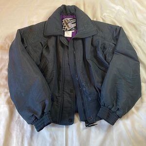 Puffy winter coat. Vintage 80’s style.